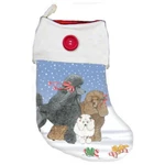 Poodle Dog Christmas Stocking. Fixed Price $27.99.
