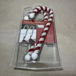 Christmas Candy Cane Mantle Stocking Holder Haute Decor 2 Pack New. Fixed Price $14.00.