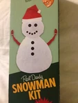 Snowman Kit Eyes Mouth Hat Arms Buttons Retails $30.00 Wembley Real Dandy. Fixed Price $14.99.