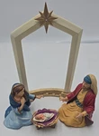 Hallmark Holy Family Nativity Christmas Christian Figurines 2005 Set Of. Fixed Price $46.80.