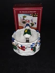 St Nicholas Square Button Up Snowman Dip Mix Set Cheese Spreader Ceramic Nib. Fixed Price $19.95.