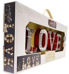 Apothecary 4 Piece Metal Led "love" Marquee Timed Cordless Battery Operated Sign. Fixed Price $39.99.