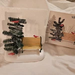 Department 56 Cardinal Christmas Bench 6007663 Village Accessories Nib. Fixed Price $20.25.