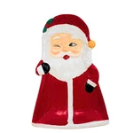 Transpac Character Tidbit Plate Seasonal Tabletop Vintage Style Santa Snowman. Fixed Price $23.99.