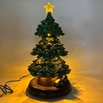 Costco Fiber Optic Rotating Christmas Tree 15.2 Inches **read**. Fixed Price $49.99.