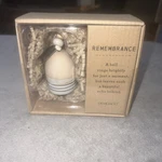 Demdaco Inspired Remembrance Bell With Charm Stoneware Christmas Ornament Nib. Fixed Price $15.00.