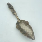 Godinger Santa Cake Server Silverplate Christmas Holiday Dessert Kitchen 11IN. Fixed Price $24.99.