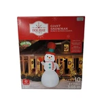 Holiday Time Giant Snowman 10 Ft Lighted Christmas Gemmy Airblown Inflatable. Fixed Price $106.99.