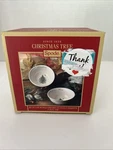 2 Spode Christmas Tree Dip Bowls "naughty" & "nice" New Set. Fixed Price $30.00.