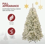 Btmway Artificial Christmas Tree Pre-lit With Led Lights, Birch, 6/5/4 Ft. Fixed Price $60.00.
