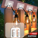 Outdoor Indoor Adhesive String Light Hooks Wire Fastener Clip Hanging Decor. Fixed Price $6.68.