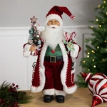Northlight Candy Cane Santa Claus Christmas Figure - 18" Red White. Fixed Price $52.91.