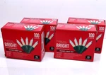Make The Season Bright Indoor/outdoor 100 Clear Christmas Light Green Wire 4PACK. Fixed Price $19.99.