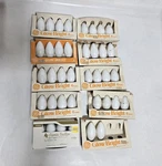 Vtg Nos C9 Ge Glow Bright White Replacement Bulb Christmas Lights Old School. Fixed Price $39.00.
