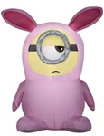 Gemmy Airblown Inflatable Stuart Pink Bunny Suit 3.5 Ft Tall 2021 New!. Fixed Price $45.00.
