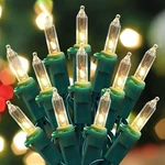 Woohaha Outdoor Christmas LIGHTS,120V Ul Certified Pack 13FT 50 Mini String. Fixed Price $18.40.