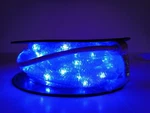 Holiday Time 24 Ft Blue Crystal Rope Light White Wire String Led Reel New. Fixed Price $16.49.