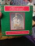 Vintage 1994 House Of Lloyd Three Kings Nativity Christmas Ornament & Stand. Fixed Price $14.99.