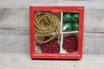 Wondershop By Target Ornament, Garland Tree Topper Set - New. Fixed Price $5.00.