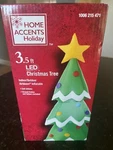 Home Accents Holiday Christmas Tree Airblown Inflatable 3.5. Fixed Price $22.95.