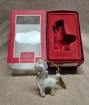 Lenox 2012 "baby's First Christmas" Blue Giraffe Ornament With Gold Trim New. Fixed Price $19.99.