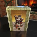 Vintage Grandeur Noel Snowman Stocking Holder Weighted Hand-painted W/box. Fixed Price $40.00.