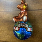 Mercks Family Old World Christmas Ornament Bear On Earth Glass 2001 Vintage 5. Fixed Price $29.99.