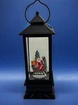 Santa Lantern Musical Lighted Christmas Snow Spinning Water. Fixed Price $16.99.
