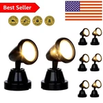 Christmas Round Spot Light With Remote Control - Elegant Indoor Led Illumination. Fixed Price $39.89.