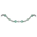 Northlight 6 Ft. Seafoam Green 3-FINISH Shatterproof Ball Christmas Garland. Fixed Price $10.13.