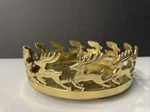 Vintage Brass Reindeer Candle Holder F Christmas Prancing 6. Fixed Price $28.00.