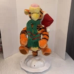 Disney Telco Motion-ette Christmas Pooh Tigger Animated Display Figure 17". Fixed Price $80.00.