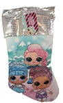 Lol Surprise Dolls Christmas Stocking 16 Inch Silver Sequined Cuff New. Fixed Price $12.88.