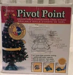 Pivot Point Adjustable Live Christmas Stand-holds 9FT TREE-1 Gal Water Bowl. Fixed Price $52.00.