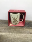 Lenox Mug -golden Holidays Reindeer /up On The Rooftop Porcelain 12 Oz. Fixed Price $16.99.