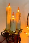 Vtg Kurt Adler 15 Triple Candle Christmas String Lights. Fixed Price $28.99.