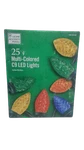 Home Accents 25 Multi Color C9 Led Lights Faceted New. Fixed Price $22.99.