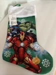 Marvel Avengers Christmas Stocking Embroidered Snowflakes 22. Fixed Price $13.99.