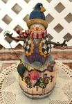 Jim Shore Heartwood Creek 2003 *winter's Tradition* Snowman Resin Figurine. Fixed Price $59.99.