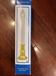 Northlight 9" Brass Indoor Christmas Candle Lamp With Timer - Clear C26LIGHT. Fixed Price $10.00.