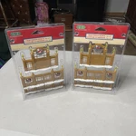 Lemax Christmas Village Collection Craftsman Fence Lot Of Wreath Snow New 2004. Fixed Price $19.99.