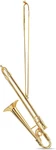 Gold Trombone Christmas Tree Ornament Decoration 4 Inches. Fixed Price $33.99.