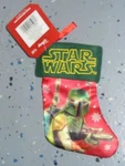Star Wars Boba Fett 7" Tall Mini Christmas Stocking - Prima Creations Inc. Fixed Price $9.95.