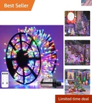 163FT Waterproof 500 Led Multicolor Christmas Lights With 8 Modes Festive D.... Fixed Price $75.53.