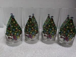 Vintage**christmas By Carlton**christmas Tree Glasses**set Of 4**11 Oz Beverage. Fixed Price $22.99.