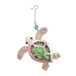 Metal Beaded Gemma Sea Turtle Christmas Holiday Ornament Decoration. Fixed Price $26.00.