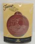 Nib Homer Laughlin Fiesta 75TH Anniversary Christmas Ornament Disc 2011 Paprika. Fixed Price $9.95.