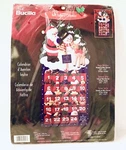 Bucilla Felt Advent Calendar Kit - Happy Holiday (84603) 29.5" X 14.5". Fixed Price $129.00.