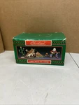 New House Of Lloyd Figurine Christmas Carols Around The World Campfire Lighted. Fixed Price $17.76.