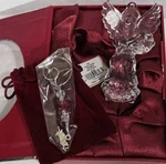 Waterford Crystal Annual Angel 2011 Christmas Ornament Germany W/box & Enhancer. Fixed Price $24.99.